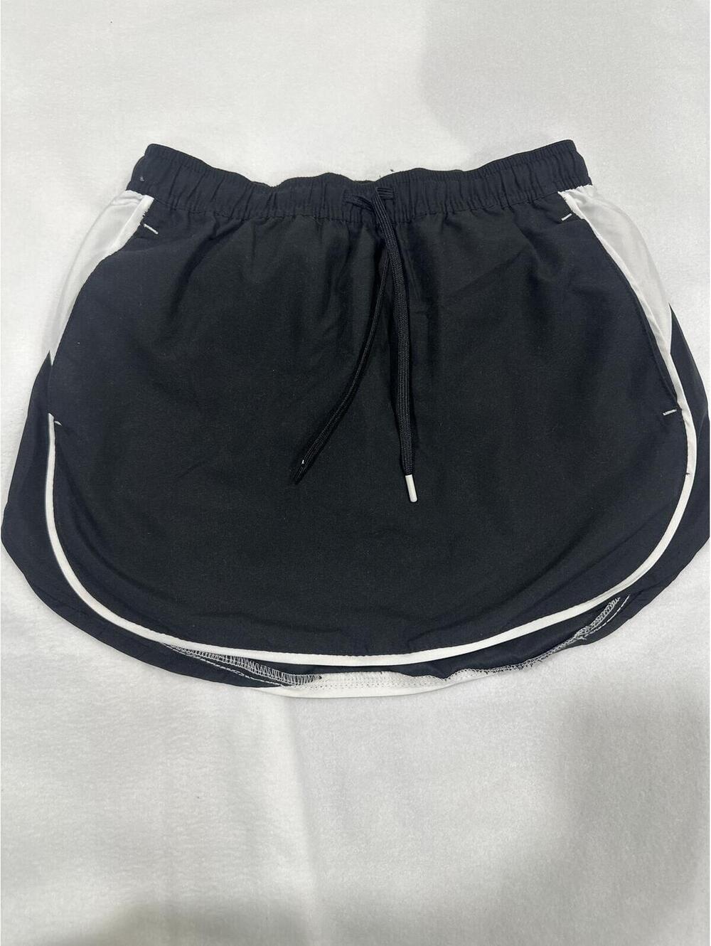 BCG Women's Black Athletic Skort with White Trim XS